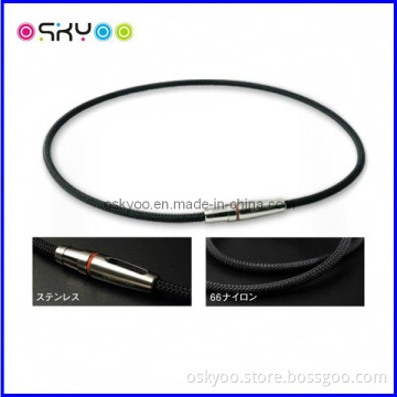 Customized Titanium Magnetic Negative Ions Balance Necklace with Your Logo